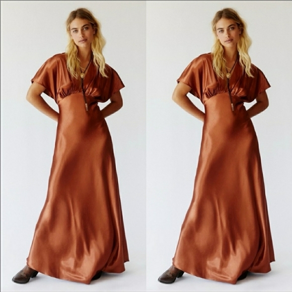 orange maxi dress zara ZARA. Long orange dress Tm – Hibuy market main image 0